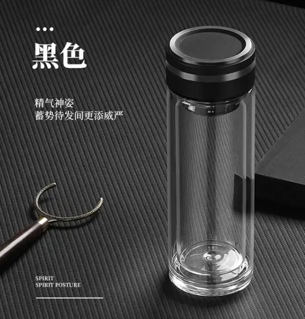 Wholesale Unique Double Wall Glass High Borosilicate Bottle Tea Infusion - Image 2